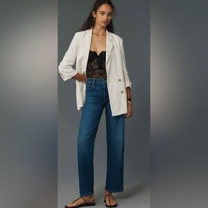 MOTHER “MID RISE RAMBLER ZIP ANKLE”WASH: COASTAL COLORS **SIZE 28 *NWT $258.00